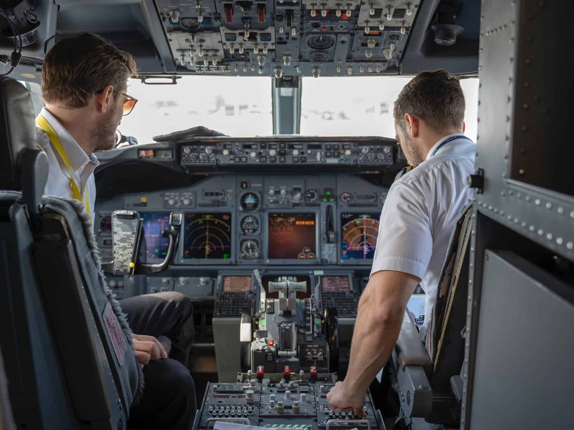 Pilots In Cockpit